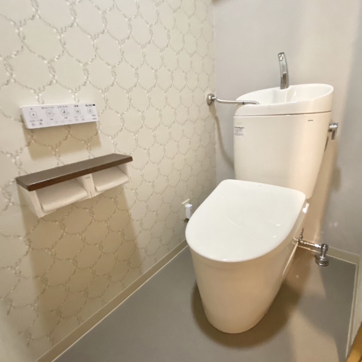 家族の節目にトイレや洗面など水まわりを一新リフォーム