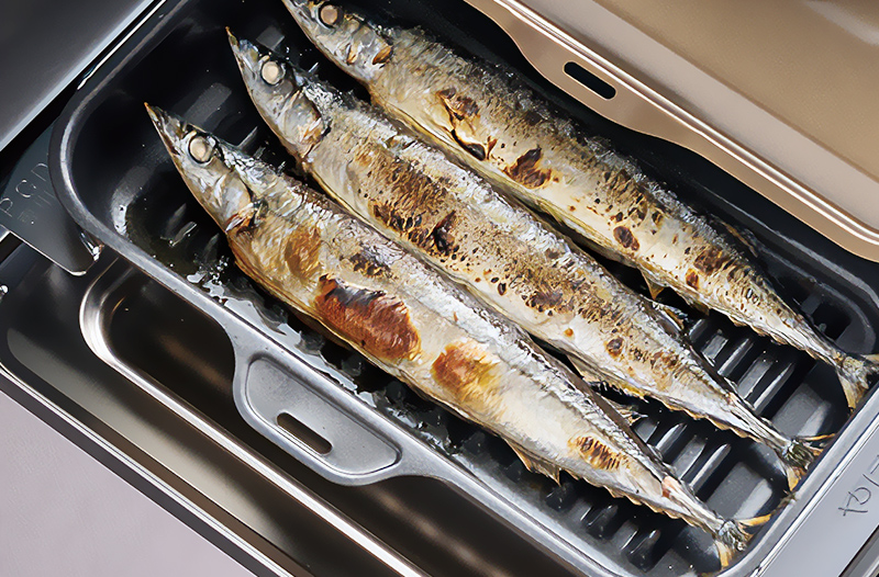 ラ・クックグランオートメニュー機能（魚焼き）