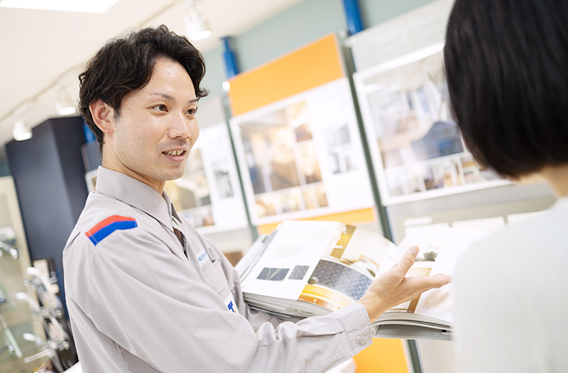 施工管理も同じ担当者が一貫して対応します