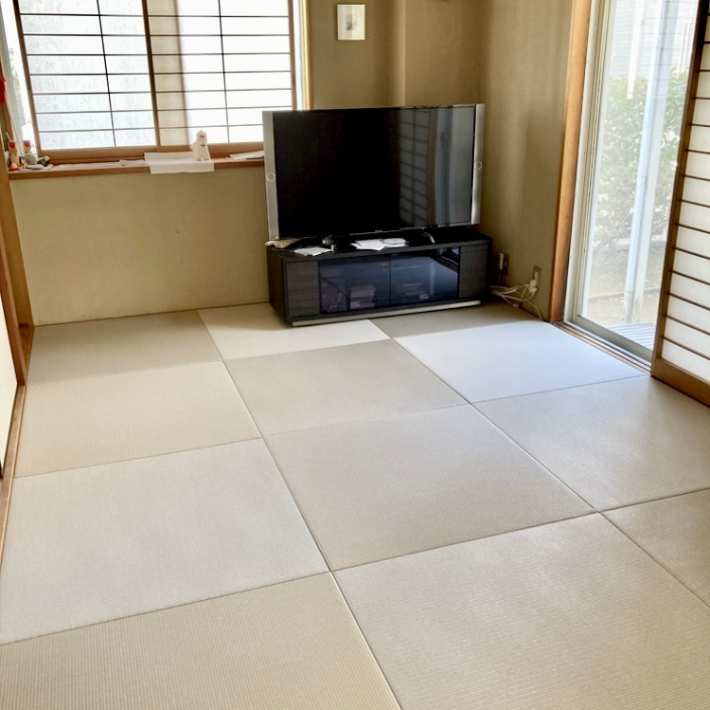 琉球風畳で和モダンな空間へ｜和室リフォーム〈横浜市旭区〉
