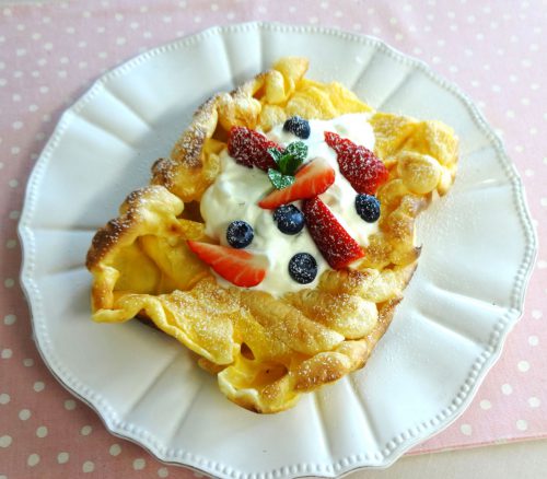 名前も見た目もキュートなサクふわスイーツ　～ダッチベイビー～
