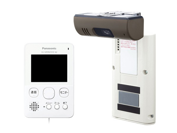 配線工事無しで利用できるワイヤレスドアモニター「VL-SDM310」