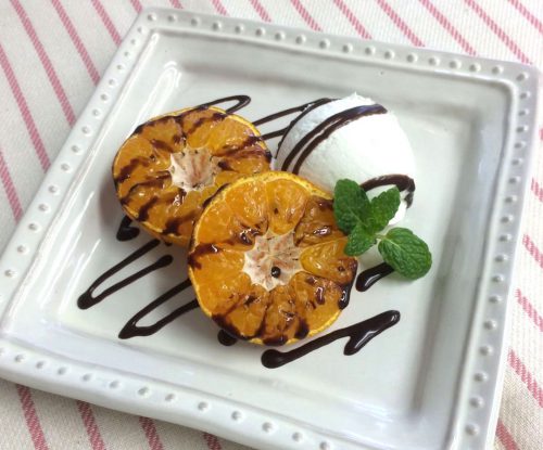 みかんにひと手間加えておいしい簡単スイーツに！～焼きみかん～