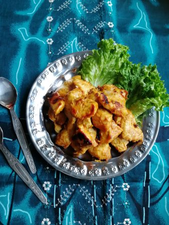 おつまみにもおすすめ！グリル使用のレシピ　～鶏むね肉のタンドリーチキン～