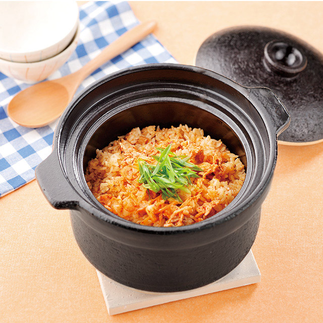 【自動炊飯機能活用】暑い夏も乗り切るスタミナメニュー　～豚キムチ炊き込みごはんのレシピ～