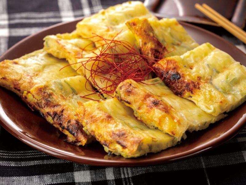 【ラ・クックグラン活用レシピ】おうちで簡単韓国料理　～じゃこ・ねぎ・チーズチヂミ～