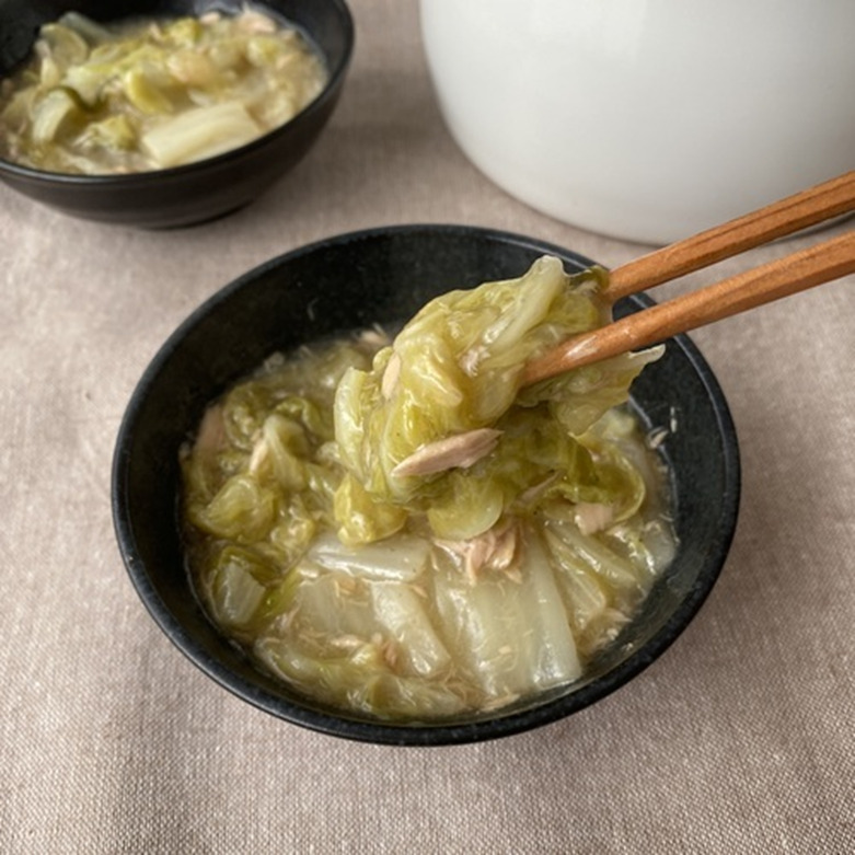 シンプルな材料で簡単美味しい！白菜の大量消費レシピ～白菜とツナのとろとろ煮～