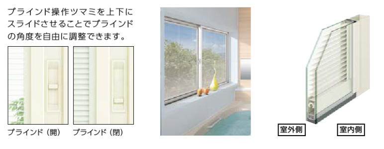 インプラス_ブラインドイン複層ガラス