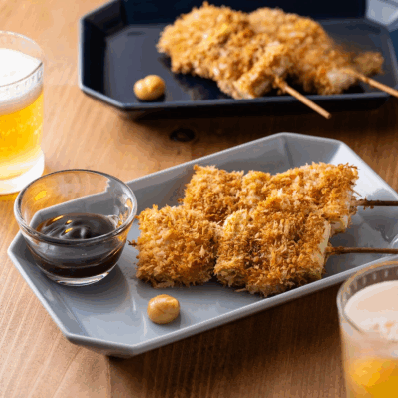 【+R RECIPE】ノンフライ串カツのレシピ【自動調理対応メニュー】