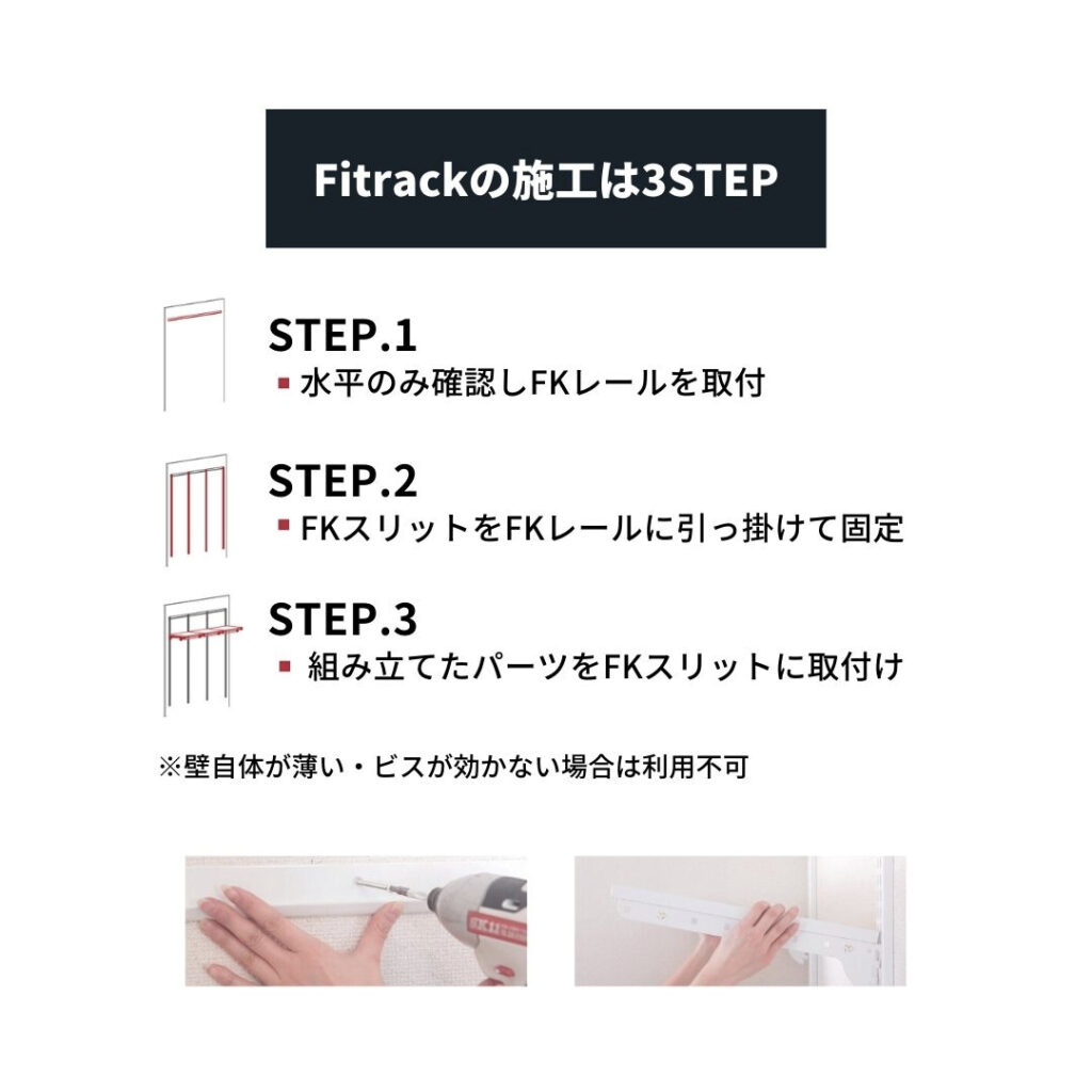 Fitrack施工手順